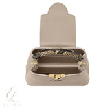 Louis Vuitton | Capucines BB Galet Grey Taurillon Leather Bag – product image 3