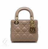 Dior | Mini Lady Blush Pink Or Nude Rose Lambskin Bag – product image 1
