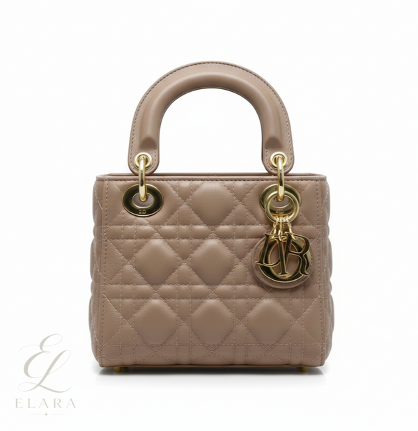 Dior | Mini Lady Blush Pink Or Nude Rose Lambskin Bag