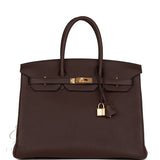 Hermès | Birkin 35 Rouge Sellier Clemence Bag – product image 1