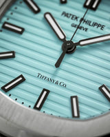 Patek Philippe | Nautilus Blue Dial Silver Tone Watch – product image 5