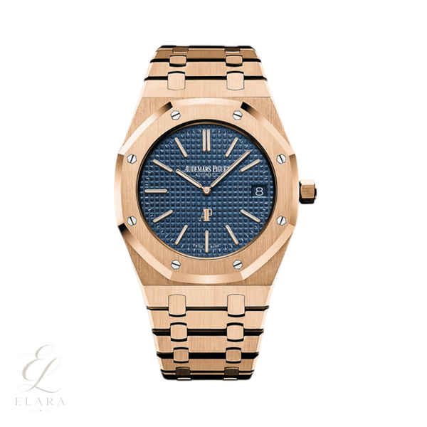 Audemars Piguet | Rose Gold Blue Dial Watch