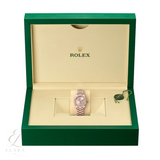 Rolex | Datejust 28 Rose Dial Diamond Bezel Watch – product image 3