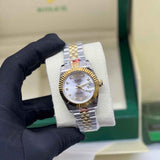 Rolex | Datejust Two-Tone Fluted Bezel Jubilee Watch – product image 4