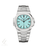 Patek Philippe | Nautilus Blue Dial Silver Tone Watch – product image 1