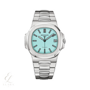 Patek Philippe | Nautilus Blue Dial Silver Tone Watch – product image 1