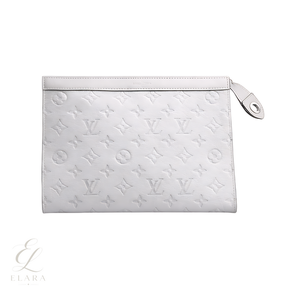 Louis Vuitton | White LV Design Pouch