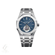 Audemars Piguet | Selfwinding Flying Tourbillon Stainless Steel Blue Dial Watch – product image 1