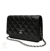 Chanel | Classic On Chain Black Leather Wallet – product image 3