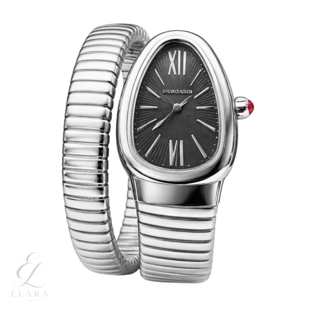 Bvlgari | Serpenti Tubogas Steel Black Opaline Dial Watch – product image 1