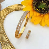 Messika | Move Noa Pavé Bangle Ring Set White Gold Diamonds – product image 5