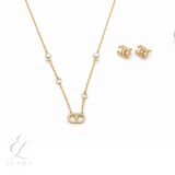 Chanel | Lune Gold Finish Resin Pearls Crystals Jewelry – product image 2