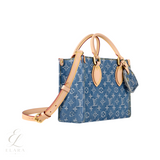 Louis Vuitton | Onthego PM Monogram Denim Bag – Blue – product image 2