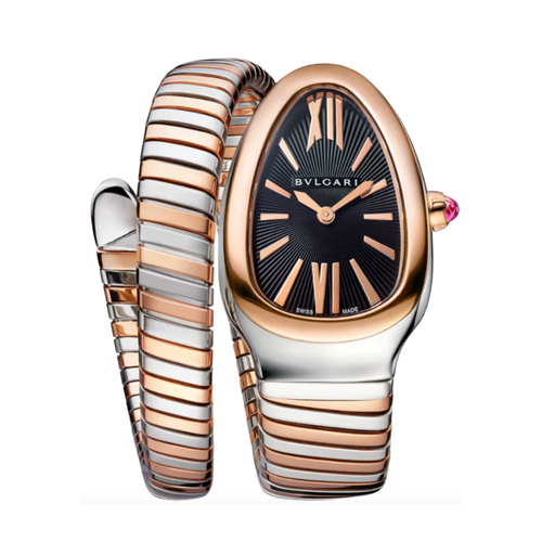 Bvlgari | Serpenti Tubogas Two-Tone Black Dial Watch – product image 1