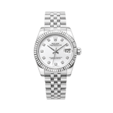 Rolex | Datejust White Diamond Dial Watch – product image 1