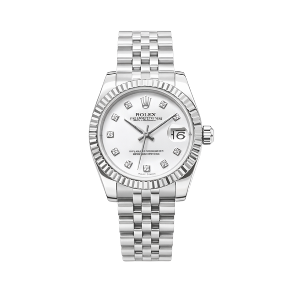 Rolex | Datejust White Diamond Dial Watch