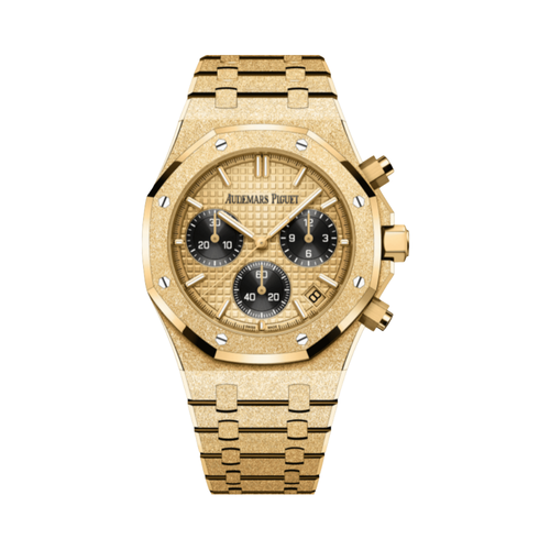 Audemars Piguet | Selfwinding Chronograph Frosted Yellow Gold Gold Dial Watch – product image 1