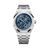 Audemars Piguet | Perpetual Calendar Silver Blue Dial Watch – product image 1