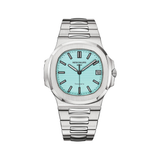 Patek Philippe | Nautilus Blue Dial Silver Tone Watch – product image 1