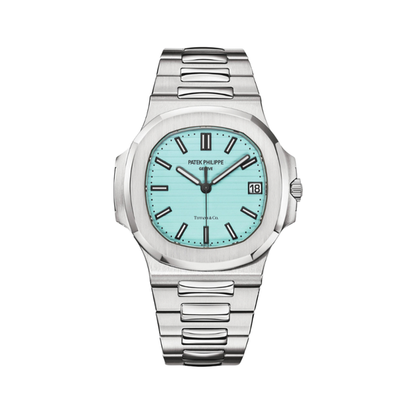 Patek Philippe | Nautilus Blue Dial Silver Tone Watch