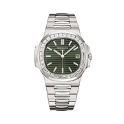 Patek Philippe | Nautilus Green Dial Silver Tone Watch – product image 1