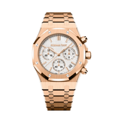 Audemars Piguet | Selfwinding Chronograph Stainless Gold Steel White Dial Watch – product image 1