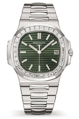 Patek Philippe | Nautilus Green Dial Silver Tone Watch – product image 2