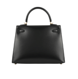 Hermès | Kelly 28 Sellier Black Box Calfskin Leather Gold Hardware Bag – product image 2