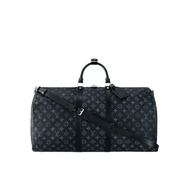 Louis Vuitton | Keepall Bandoulière 55 Duffel Monogram Eclipse Canvas Bag