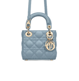Dior | Lady Micro A Soft Bag – Blue – product image 3