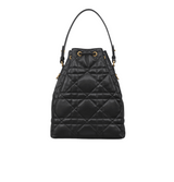 Dior | Caro Bucket Black Macrocannage Lambskin Bag – product image 3
