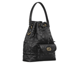 Dior | Caro Bucket Black Macrocannage Lambskin Bag – product image 2
