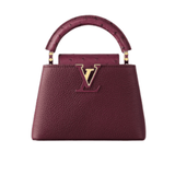 Louis Vuitton | Capucines East-West Mini Crinkled Grenat Red Leather Gold-Toned Hardware Bag – product image 1
