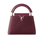 Louis Vuitton | Capucines East-West Mini Crinkled Grenat Red Leather Gold-Toned Hardware Bag – product image 1