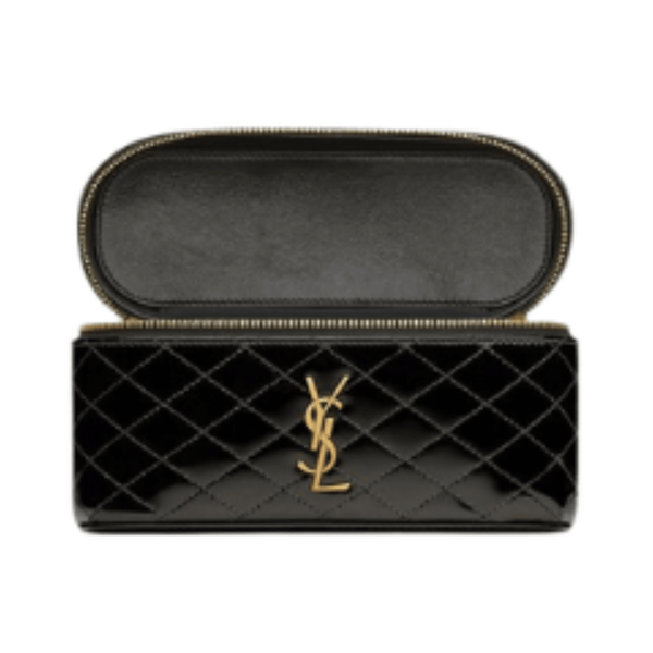 Saint Laurent | Gaby Vanity Black Patent Leather Bag