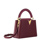 Louis Vuitton | Capucines East-West Mini Crinkled Grenat Red Leather Gold-Toned Hardware Bag – product image 3