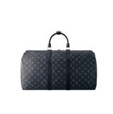Louis Vuitton | Keepall Bandoulière 50 Travel Monogram Eclipse Canvas Black-Leather Trim Bag – product image 2