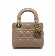 Dior | Mini Lady Blush Pink Or Nude Rose Lambskin Bag – product image 1