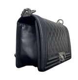 Chanel | Boy Black Quilted Caviar Leather Bag – product image 2
