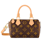 Louis Vuitton | Nano Speedy Monogram Canvas Natural Cowhide Leather Trim Bag – product image 2