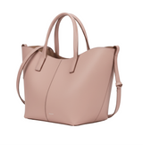 Polène | Cyme Mini Textured Pink Leather Bag – product image 2